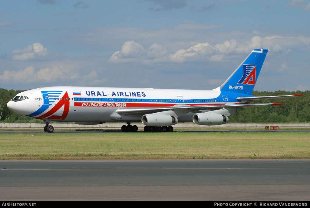 Aircraft Photo of RA-86120 | Ilyushin Il-86 | Ural Airlines | AirHistory.net #21752