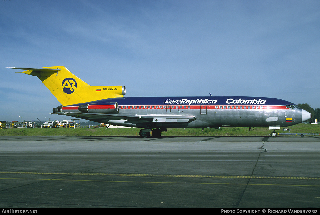 Aircraft Photo of HK-3870X | Boeing 727-41 | Aero República | AirHistory.net #21761
