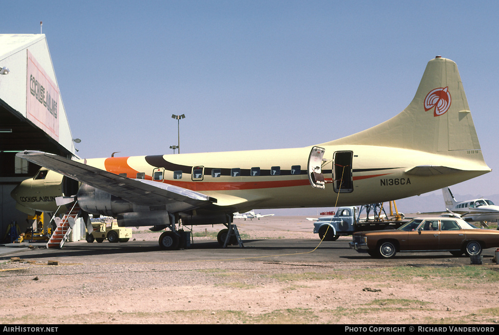 Aircraft Photo of N136CA | Convair 440-40 Metropolitan | Cochise Airlines | AirHistory.net #21763