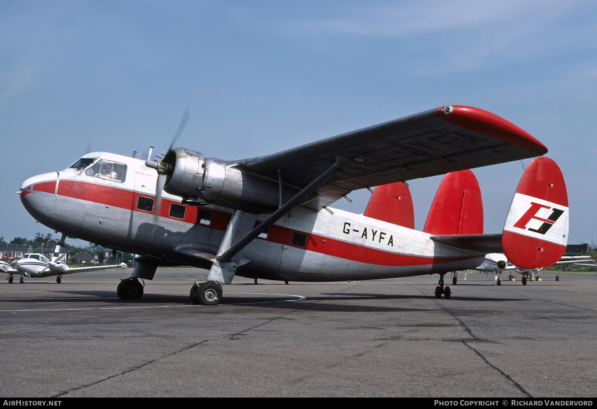 Aircraft Photo of G-AYFA | Scottish Aviation Twin Pioneer Series 3 | F1 - Flight One | AirHistory.net #21770