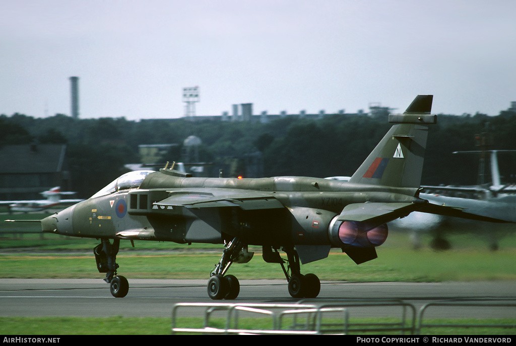 Aircraft Photo of XZ104 | Sepecat Jaguar GR1 | UK - Air Force | AirHistory.net #21773