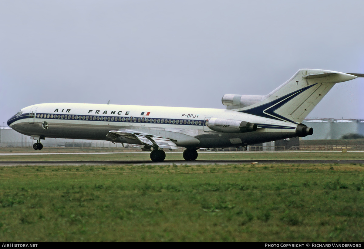 Aircraft Photo of F-BPJT | Boeing 727-228 | Air France | AirHistory.net #21780