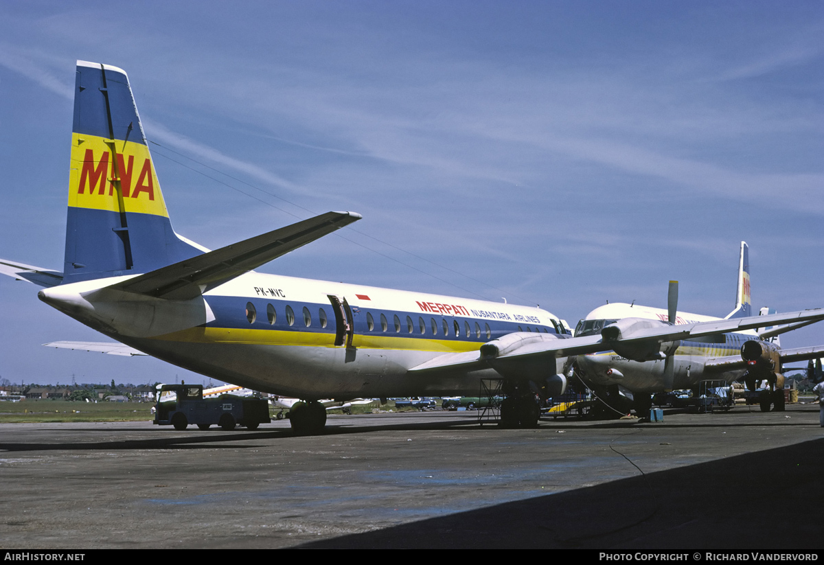 Aircraft Photo of PK-MVC | Vickers 952 Vanguard | Merpati Nusantara Airlines | AirHistory.net #21794