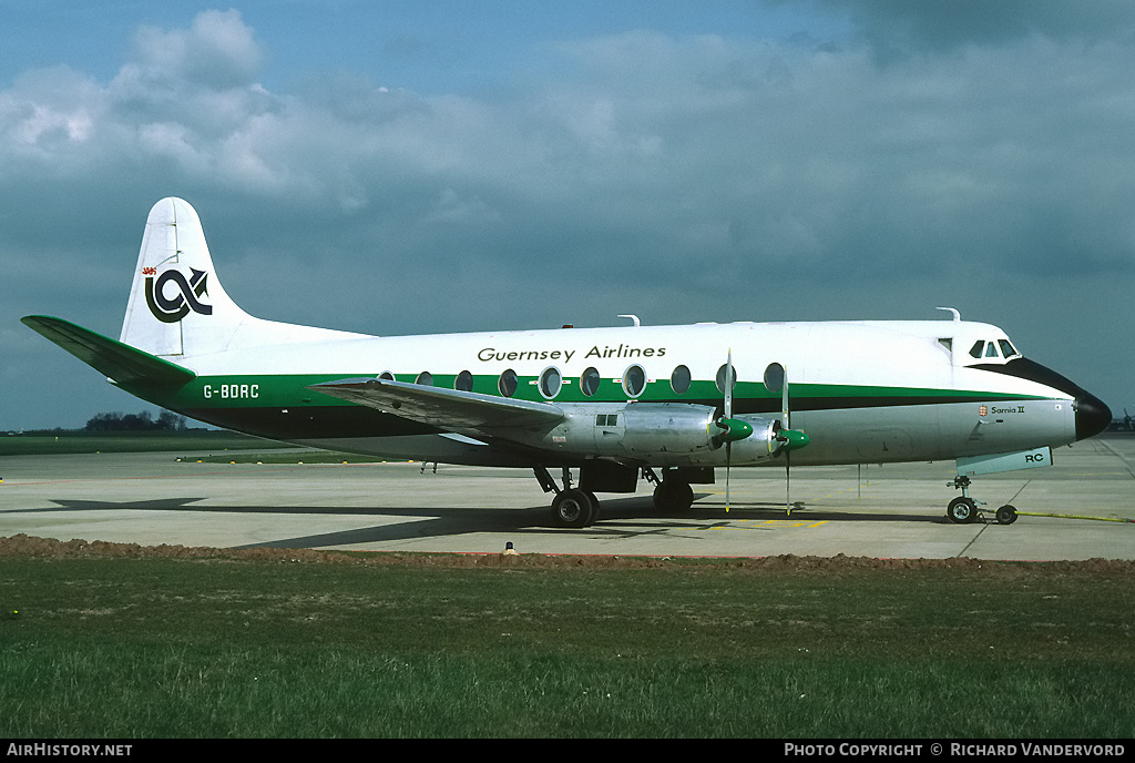 Aircraft Photo of G-BDRC | Vickers 724 Viscount | Guernsey Airlines | AirHistory.net #21805