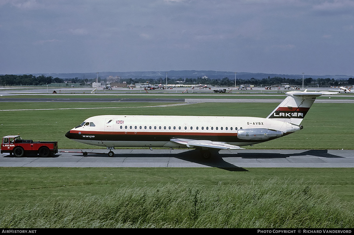 Aircraft Photo of G-AVBX | BAC 111-320AZ One-Eleven | Laker Airways | AirHistory.net #21806