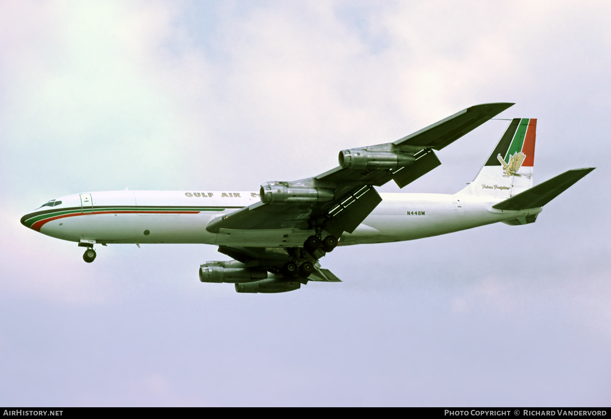 Aircraft Photo of N448M | Boeing 707-321C | Gulf Air | AirHistory.net #21817