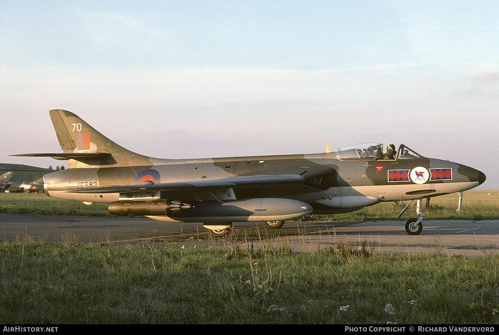 Aircraft Photo of XE582 | Hawker Hunter FGA9 | UK - Air Force | AirHistory.net #21826