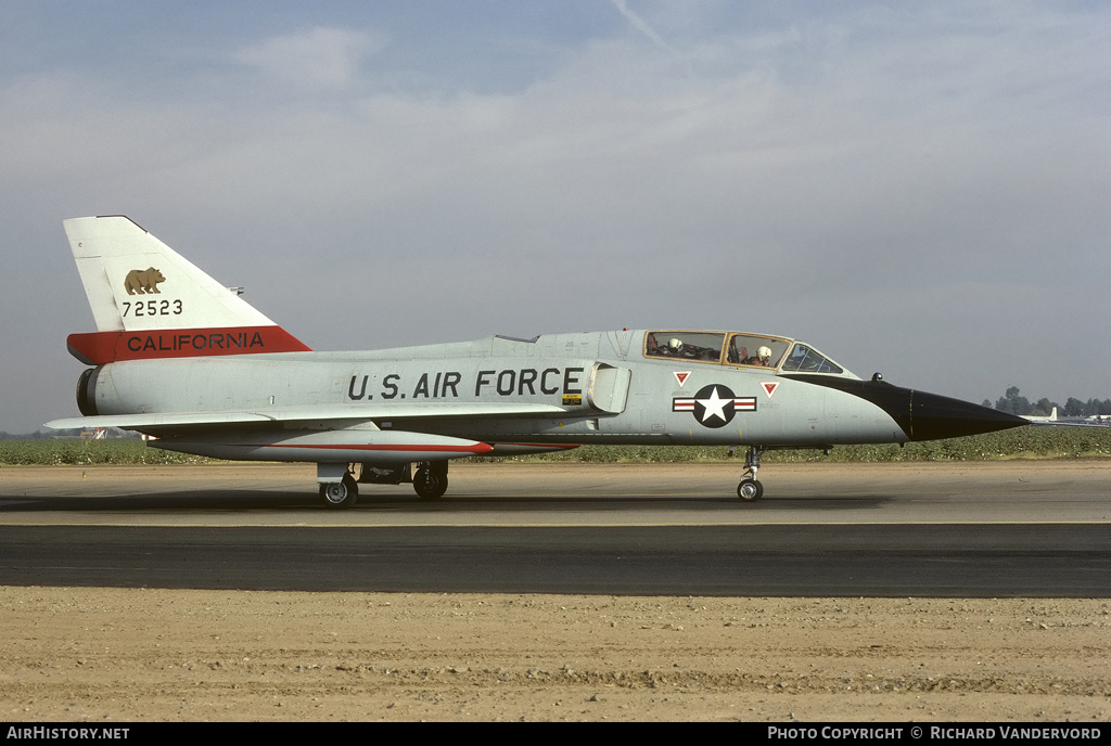 Aircraft Photo of 57-2523 / 72523 | Convair F-106B Delta Dart | USA - Air Force | AirHistory.net #21833