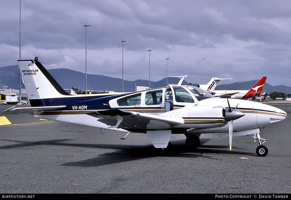 Aircraft Photo of VH-AOM | Beech D55 Baron | North Australian Air Charters | AirHistory.net #21837