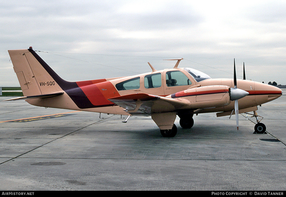 Aircraft Photo of VH-SQG | Beech D55 Baron | AirHistory.net #21840