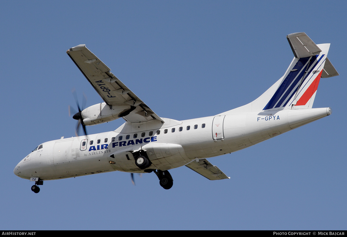 Aircraft Photo of F-GPYA | ATR ATR-42-500 | Air France | AirHistory.net #21856