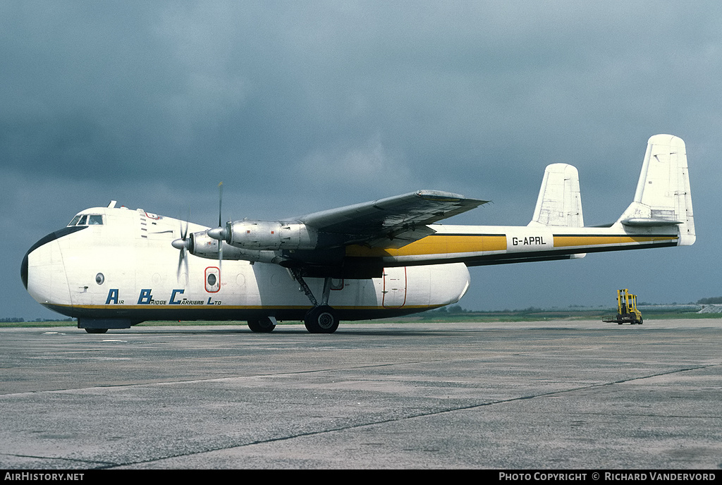Aircraft Photo of G-APRL | Armstrong Whitworth AW-650 Argosy 101 | Air Bridge Carriers - ABC | AirHistory.net #21925