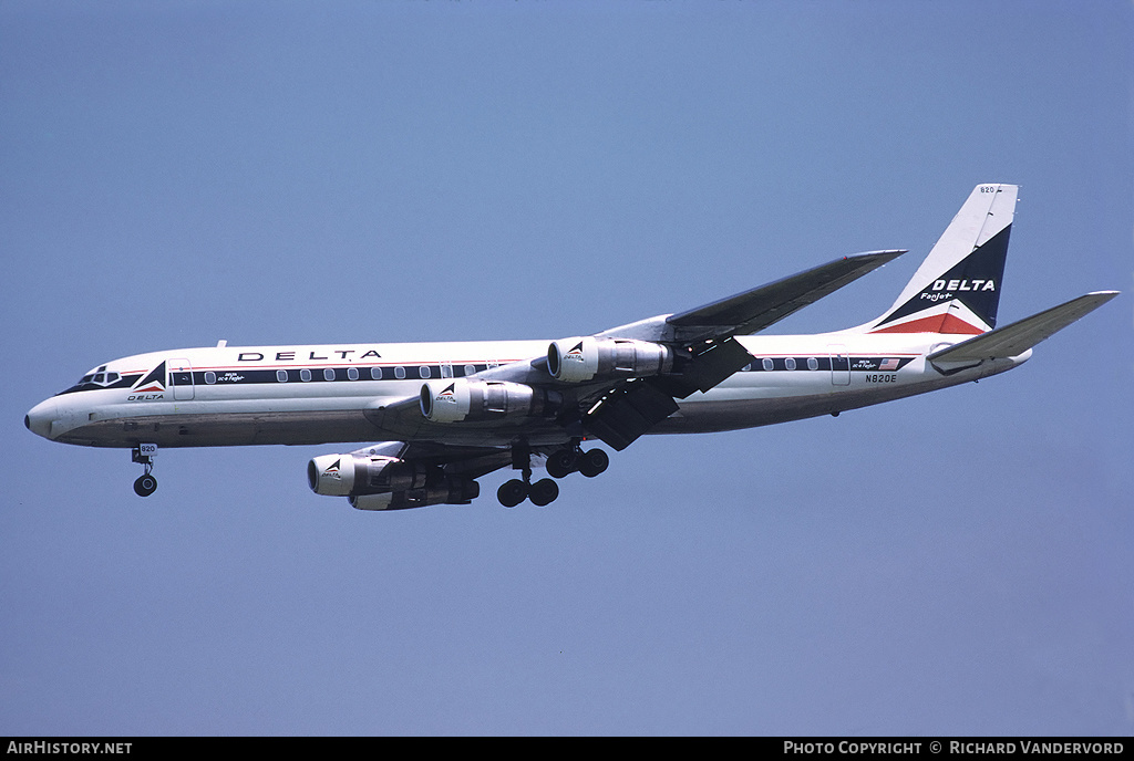 Aircraft Photo of N820E | Douglas DC-8-51 | Delta Air Lines | AirHistory.net #21931