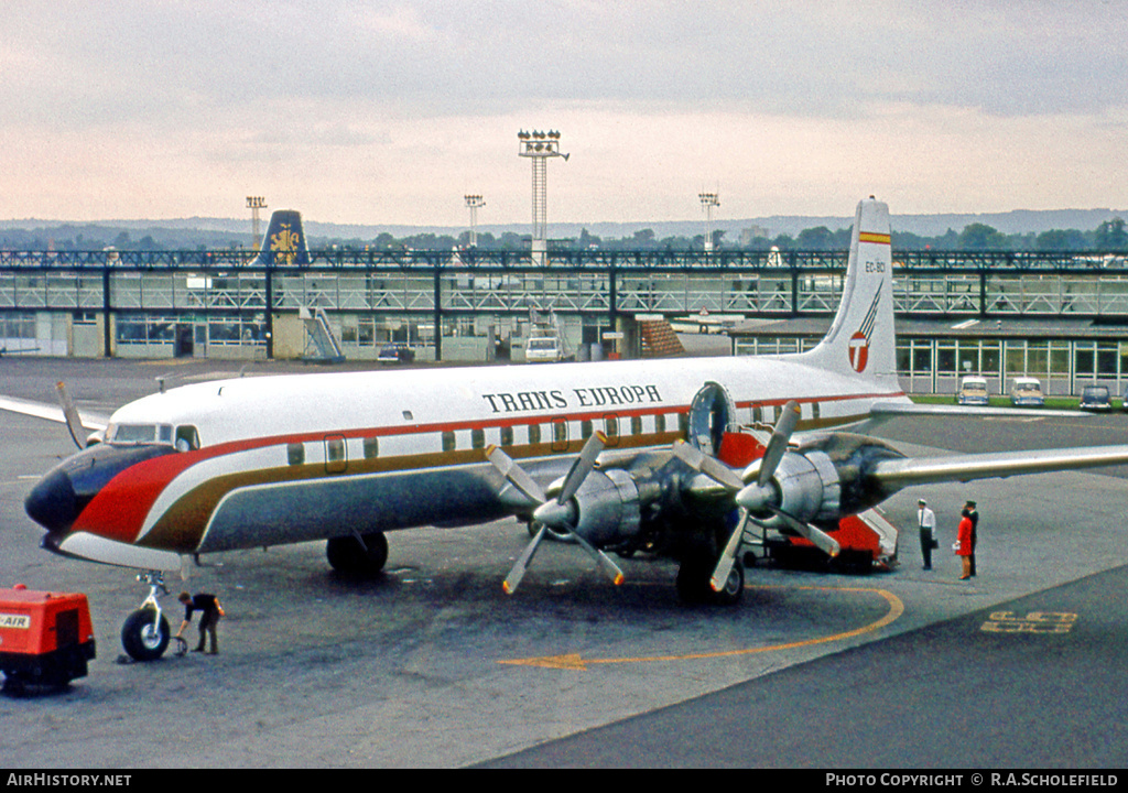 Aircraft Photo of EC-BCI | Douglas DC-7C | Trans Europa | AirHistory.net #21940