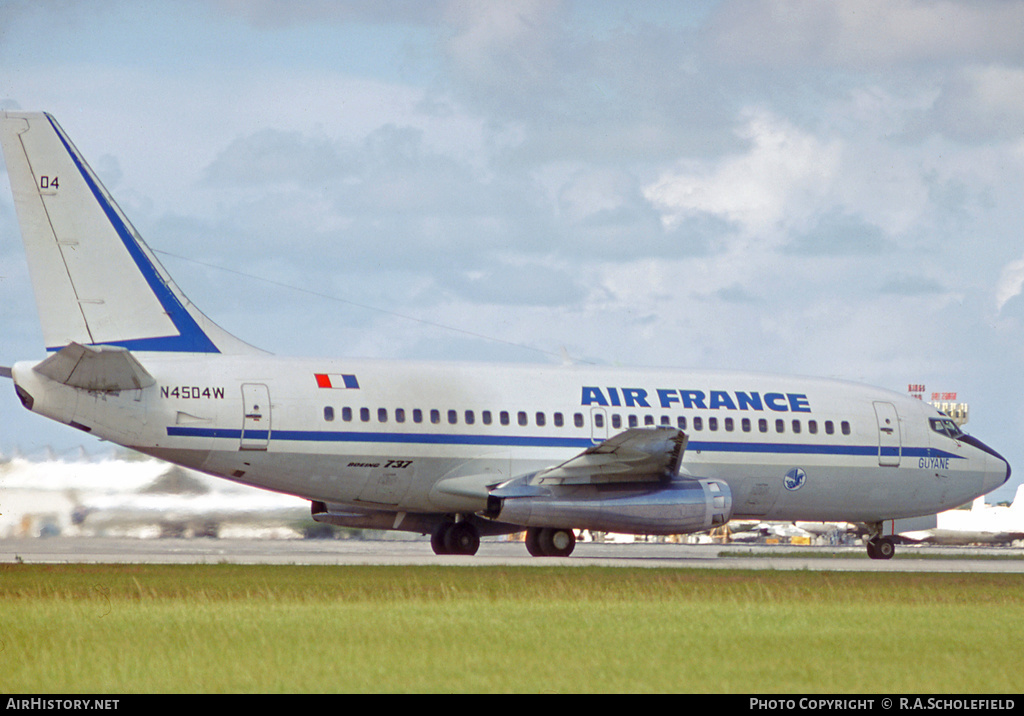 Aircraft Photo of N4504W | Boeing 737-247 | Air France | AirHistory.net #21953
