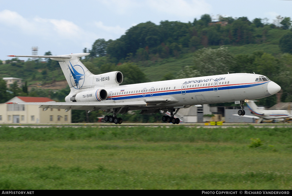 Aircraft Photo of RA-85149 | Tupolev Tu-154M | Aeroflot - Don | AirHistory.net #21957