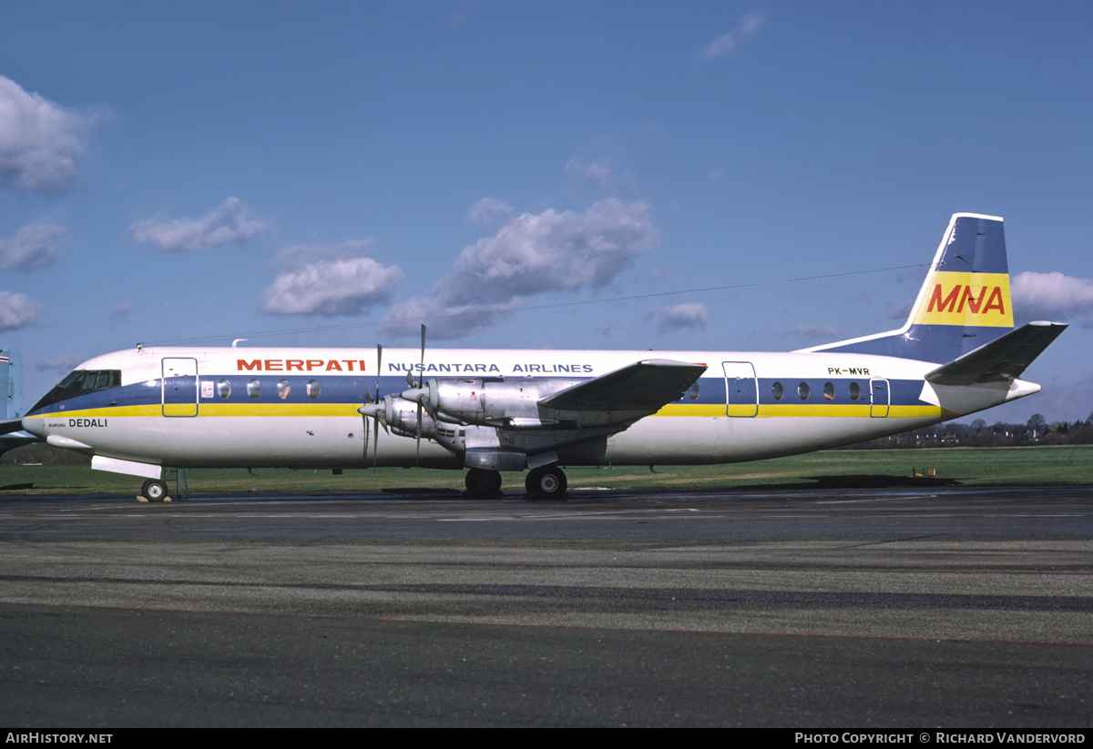 Aircraft Photo of PK-MVR | Vickers 952 Vanguard | Merpati Nusantara Airlines | AirHistory.net #21958