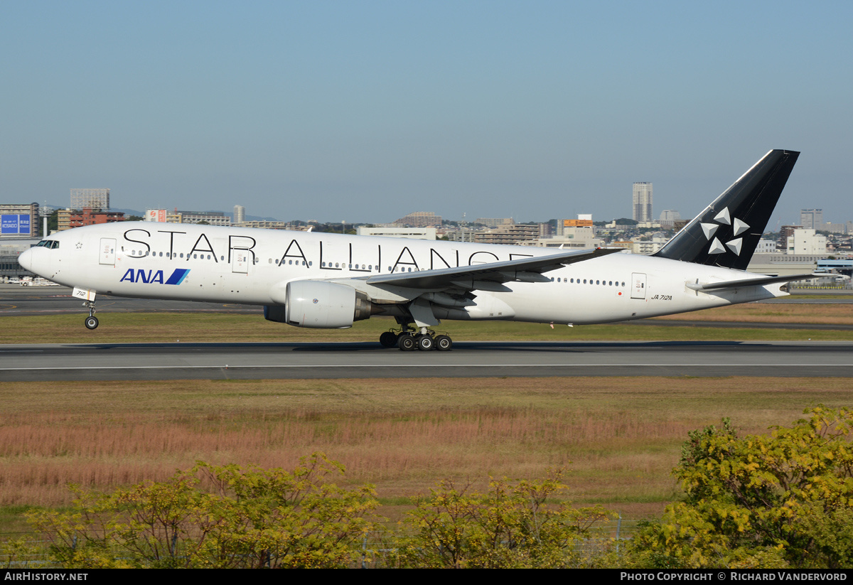 Aircraft Photo of JA712A | Boeing 777-281 | All Nippon Airways - ANA | AirHistory.net #21963