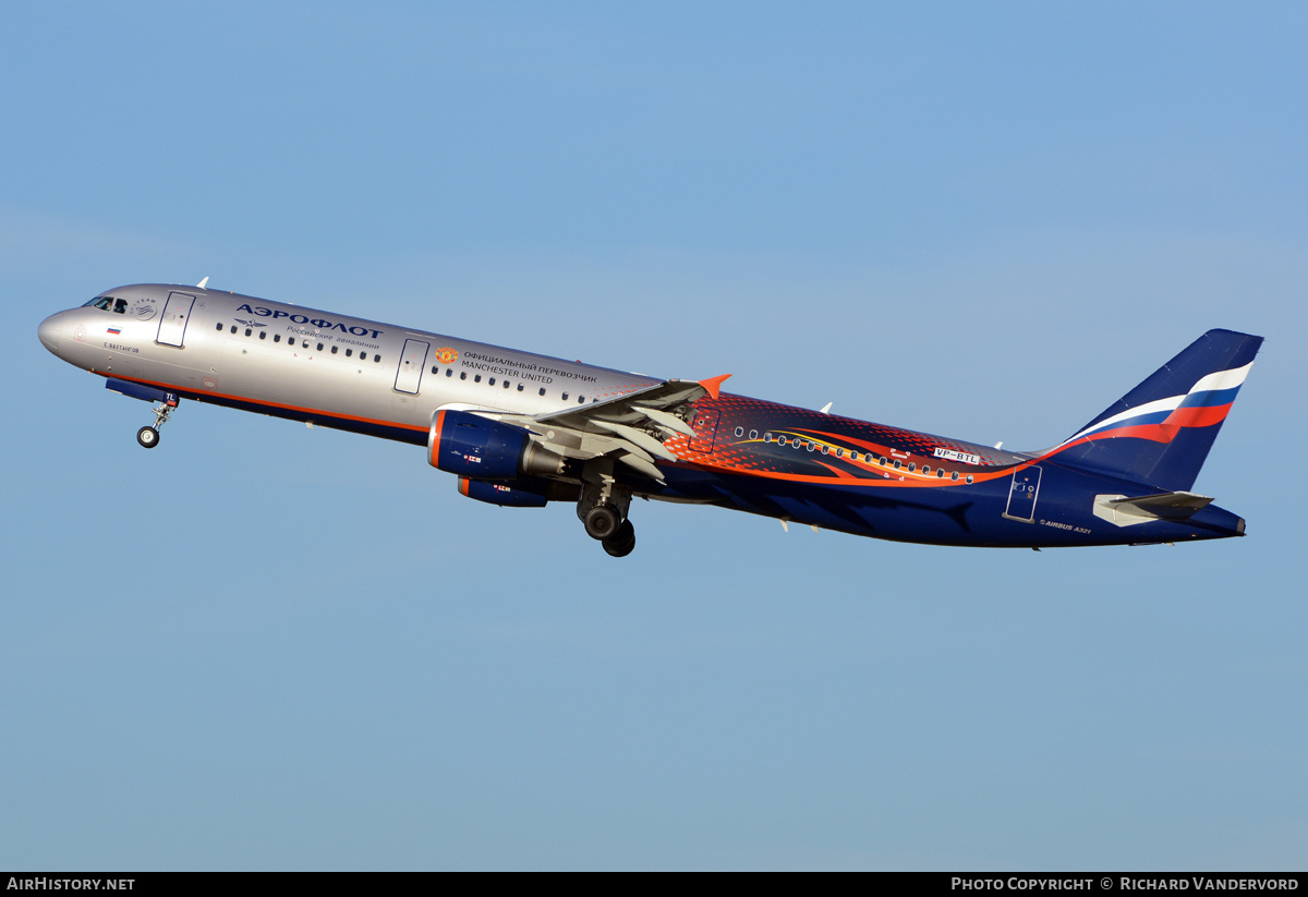 Aircraft Photo of VP-BTL | Airbus A321-211 | Aeroflot - Russian Airlines | AirHistory.net #21975