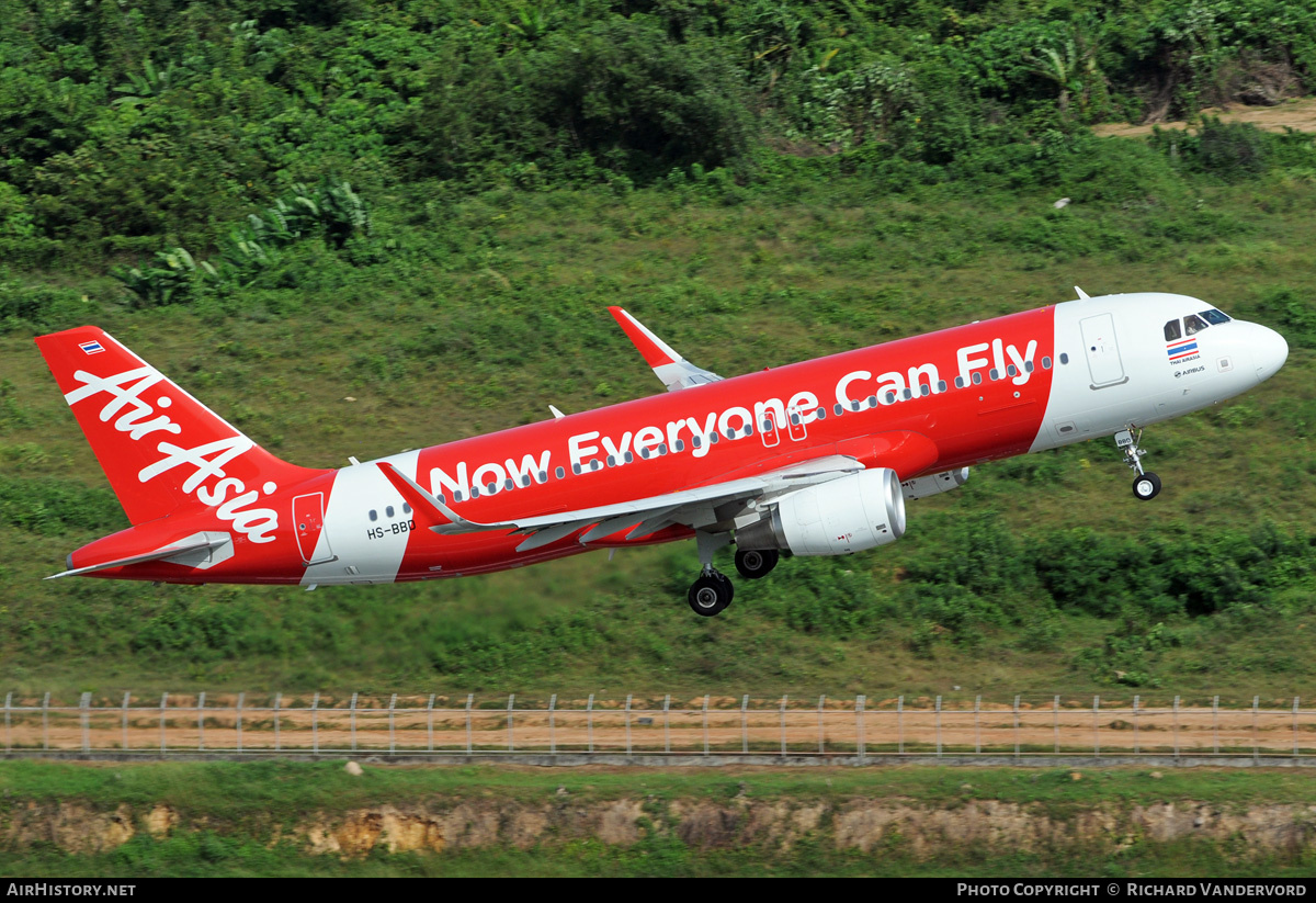 Aircraft Photo of HS-BBD | Airbus A320-216 | AirAsia | AirHistory.net #21978