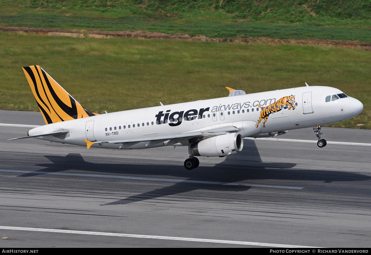 Aircraft Photo of 9V-TRD | Airbus A320-232 | Tiger Airways | AirHistory.net #21979