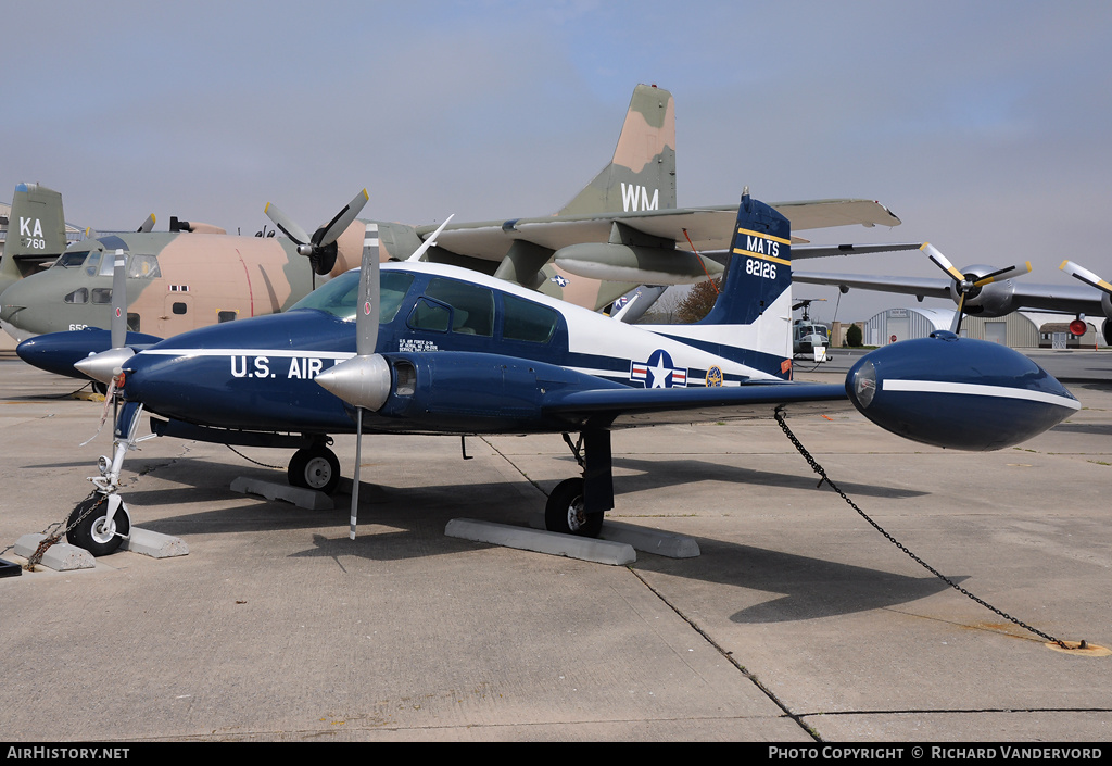 Aircraft Photo of 58-2126 / 82126 | Cessna U-3A Blue Canoe (310A/L-27A) | USA - Air Force | AirHistory.net #21994