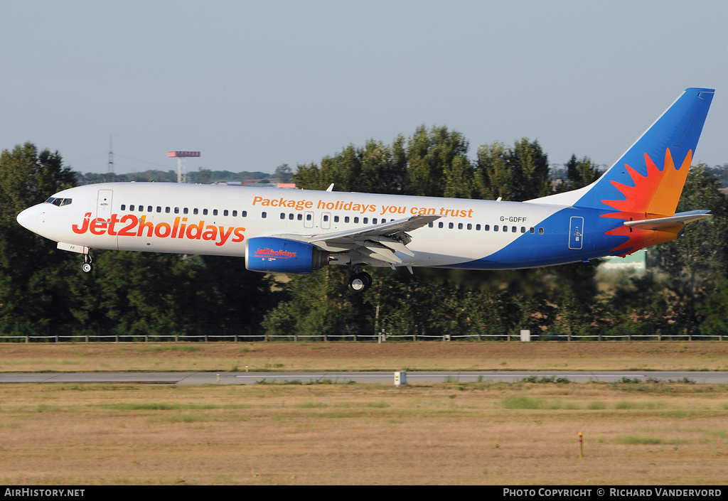 Aircraft Photo of G-GDFF | Boeing 737-85P | Jet2 Holidays | AirHistory.net #21996