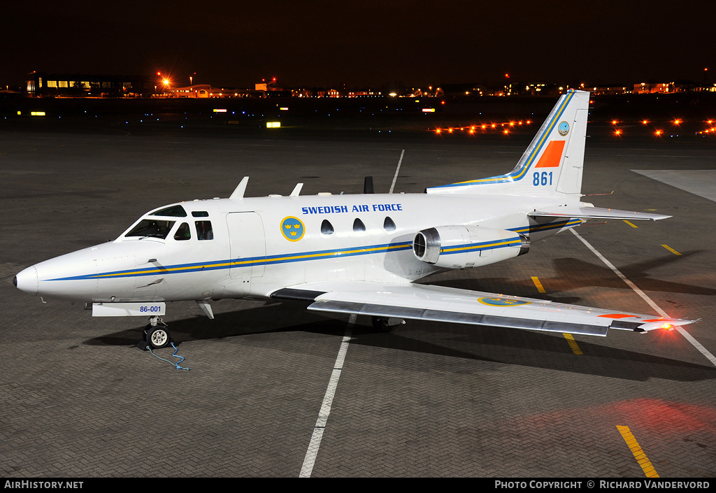 Aircraft Photo of 86001 | North American Tp86 Sabreliner | Sweden - Air Force | AirHistory.net #22007