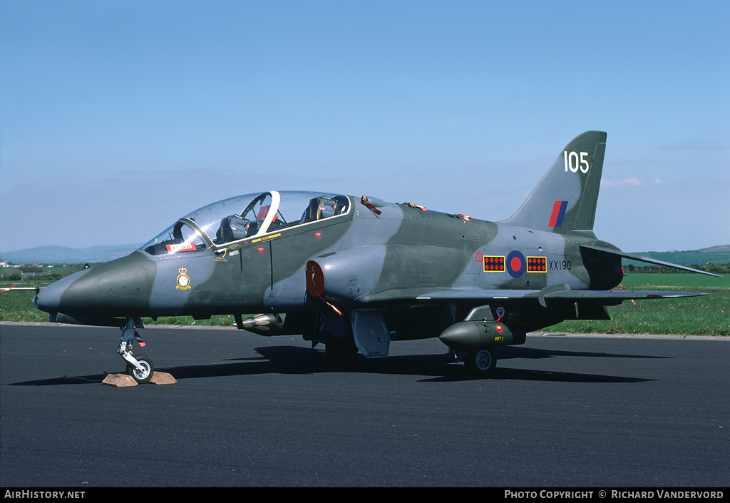 Aircraft Photo of XX190 | British Aerospace Hawk T.1A | UK - Air Force | AirHistory.net #22009