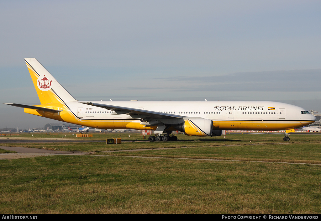 Aircraft Photo of V8-BLB | Boeing 777-212/ER | Royal Brunei Airlines | AirHistory.net #22012