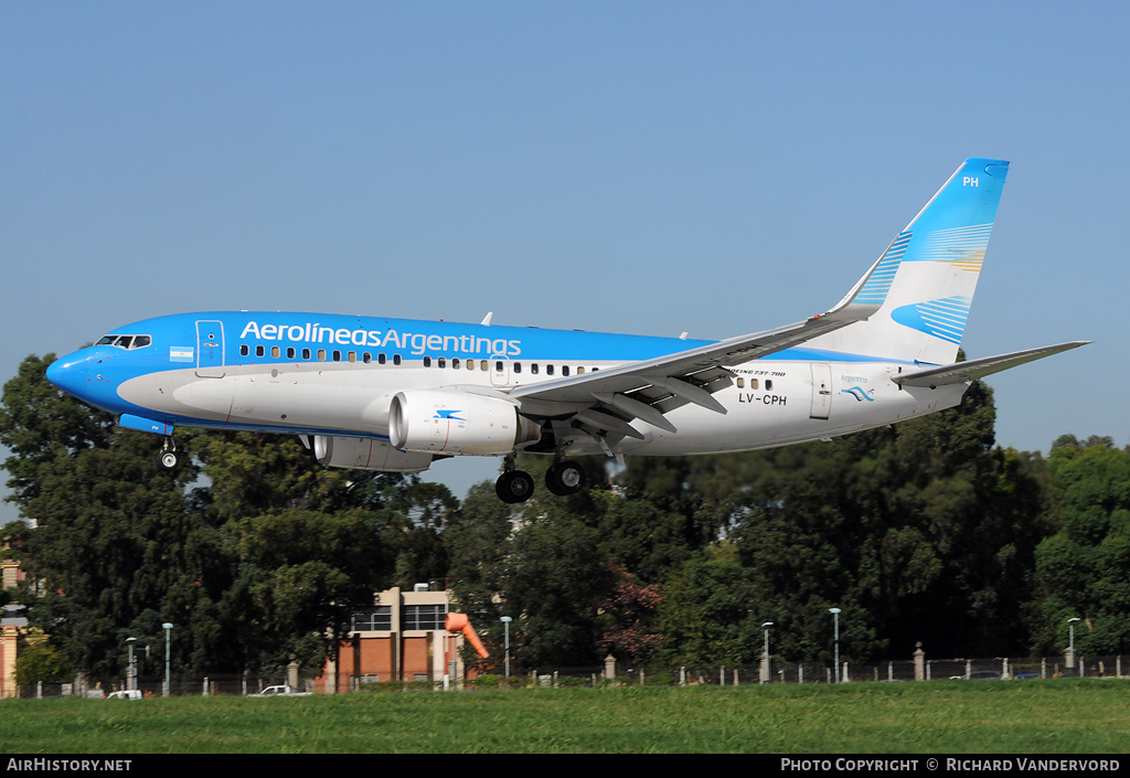 Aircraft Photo of LV-CPH | Boeing 737-7Q8 | Aerolíneas Argentinas | AirHistory.net #22026