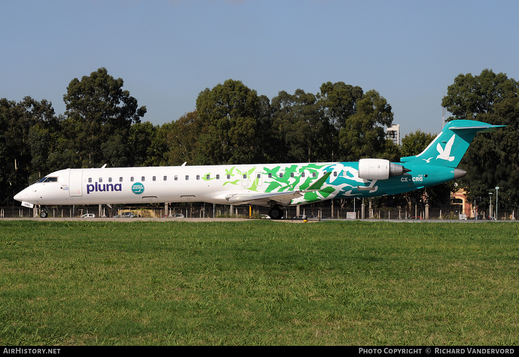 Aircraft Photo of CX-CRG | Bombardier CRJ-900 (CL-600-2D24) | PLUNA Líneas Aéreas Uruguayas | AirHistory.net #22027