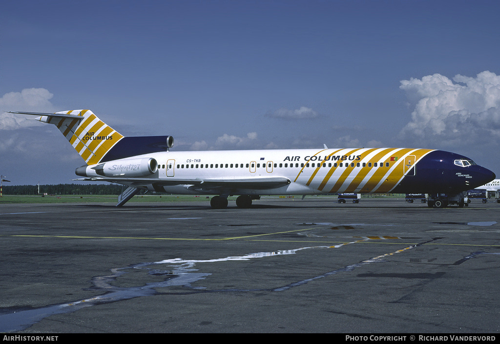 Aircraft Photo of CS-TKB | Boeing 727-2J4/Adv(RE) Super 27 | Air Columbus | AirHistory.net #22036