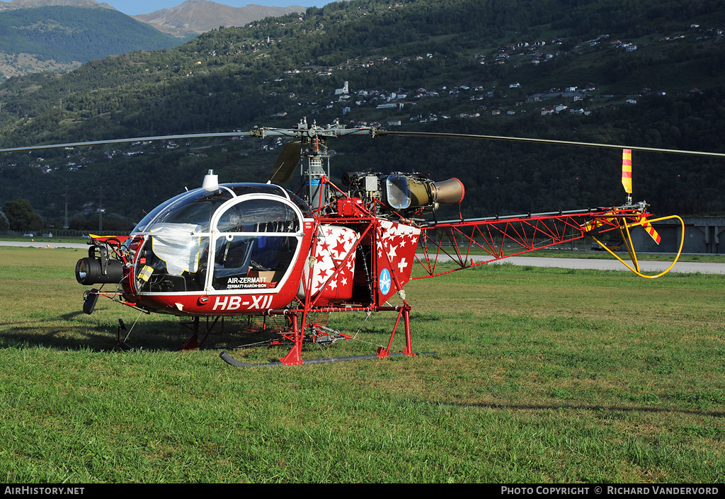 Aircraft Photo of HB-XII | Aerospatiale SA-315B Lama | Air Zermatt | AirHistory.net #22059