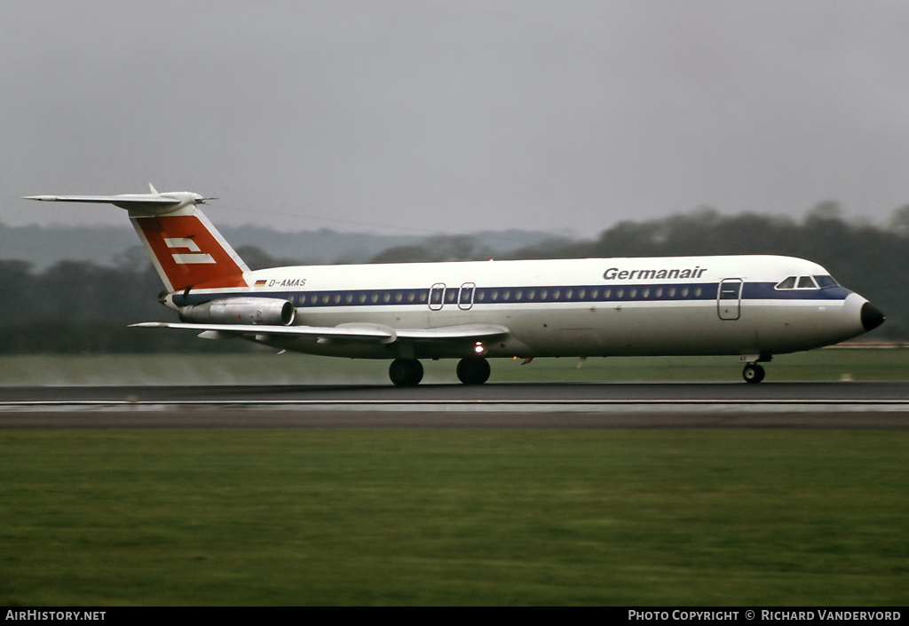 Aircraft Photo of D-AMAS | BAC 111-515FB One-Eleven | Germanair | AirHistory.net #22061