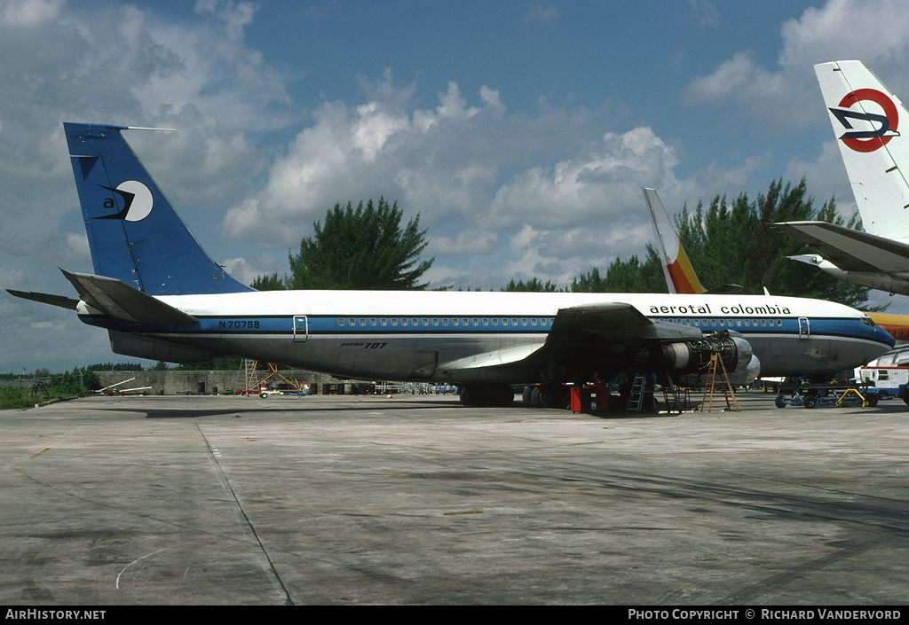 Aircraft Photo of N70798 | Boeing 707-321(F) | Aerotal - Aerolíneas Territoriales de Colombia | AirHistory.net #22079