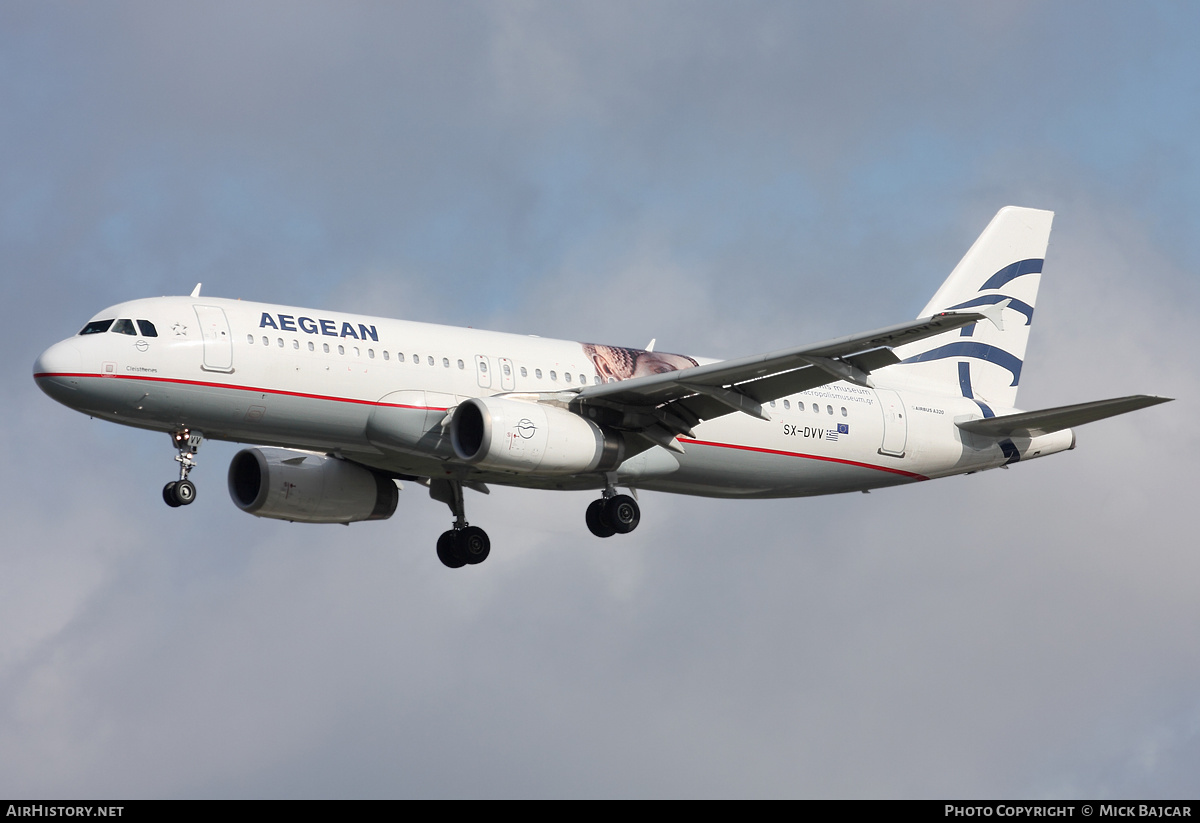 Aircraft Photo of SX-DVV | Airbus A320-232 | Aegean Airlines | AirHistory.net #22092