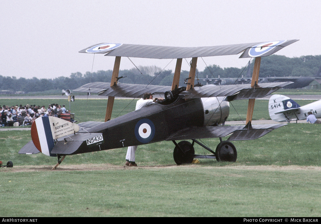 Aircraft Photo of G-BHEW / N5430 | Sopwith Triplane (replica) | UK - Air Force | AirHistory.net #22104