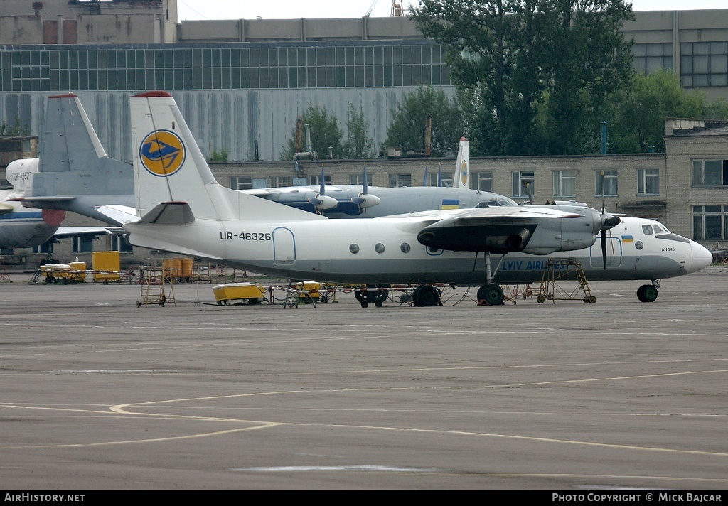 Aircraft Photo of UR-46326 | Antonov An-24B | Lviv Airlines | AirHistory.net #22129