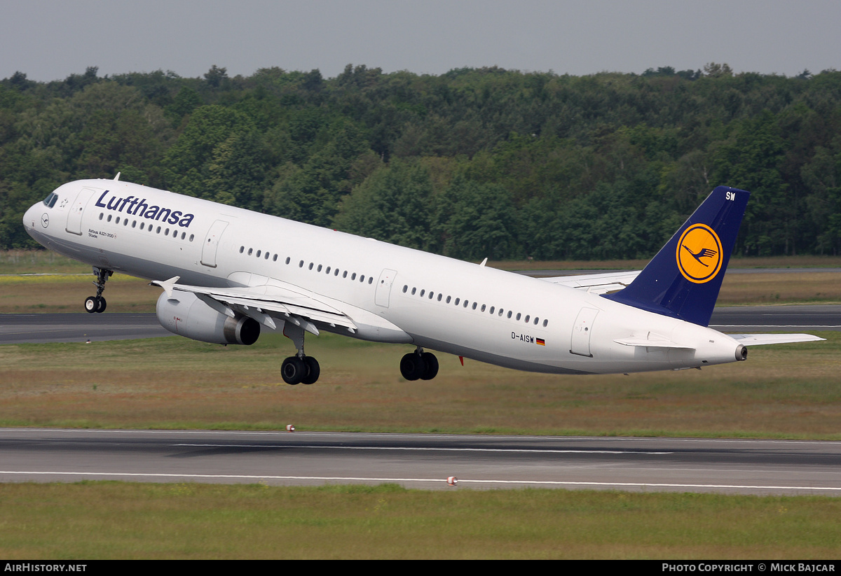 Aircraft Photo of D-AISW | Airbus A321-231 | Lufthansa | AirHistory.net #22150