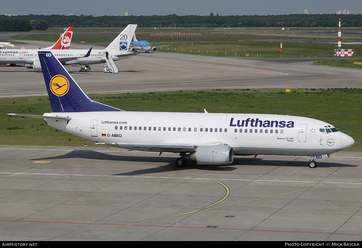 Aircraft Photo of D-ABEO | Boeing 737-330 | Lufthansa | AirHistory.net #22152