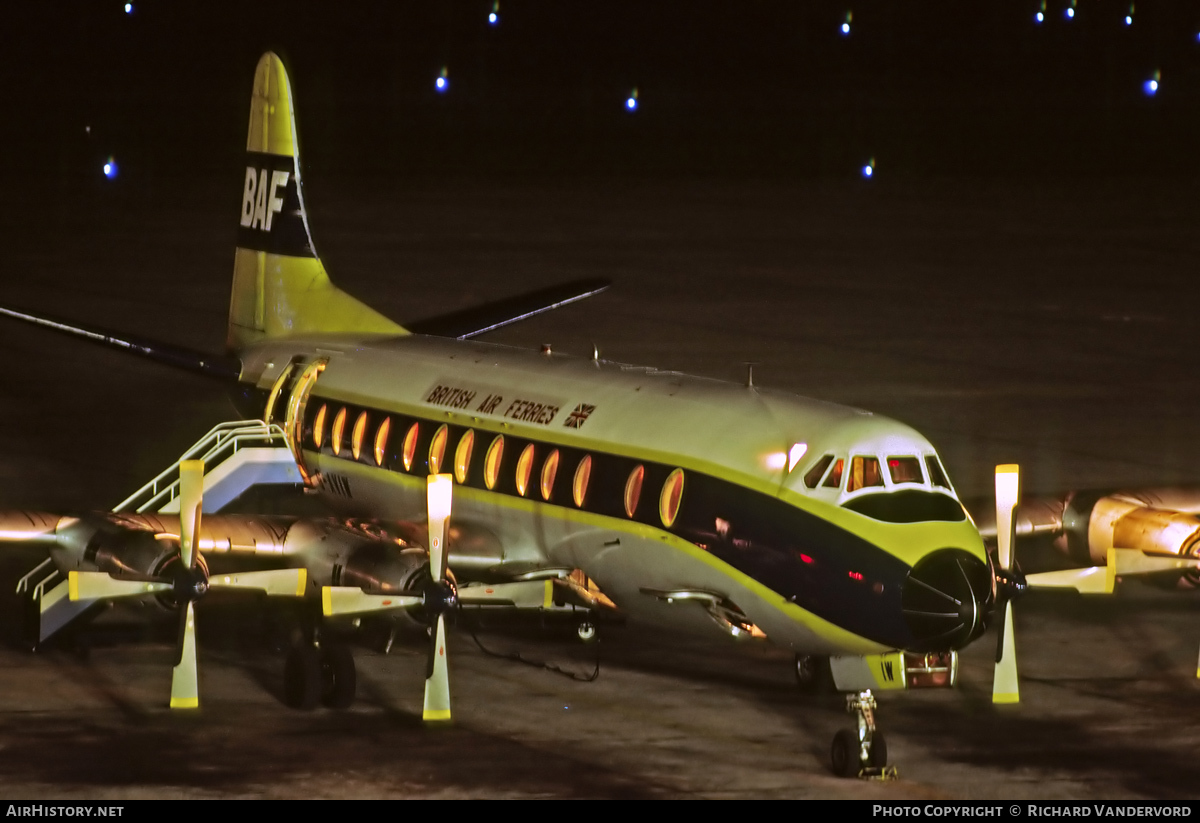 Aircraft Photo of G-AVIW | Vickers 812 Viscount | British Air Ferries - BAF | AirHistory.net #22157