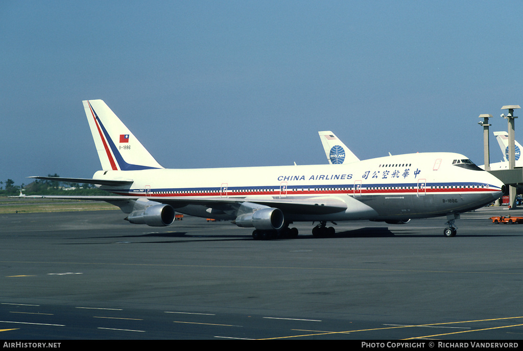 Aircraft Photo of B-1886 | Boeing 747-209B | China Airlines | AirHistory.net #22175