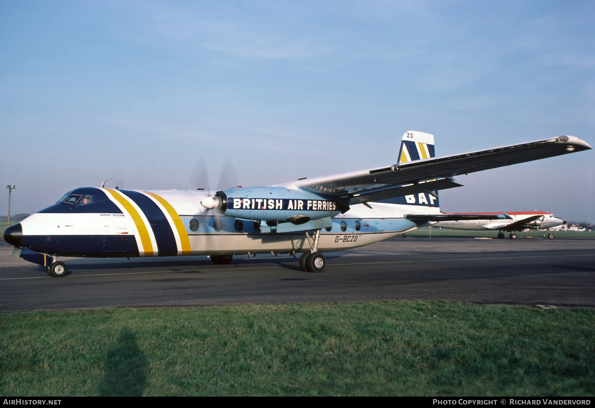 Aircraft Photo of G-BCZG | Handley Page HPR-7 Herald 202 | British Air Ferries - BAF | AirHistory.net #22185