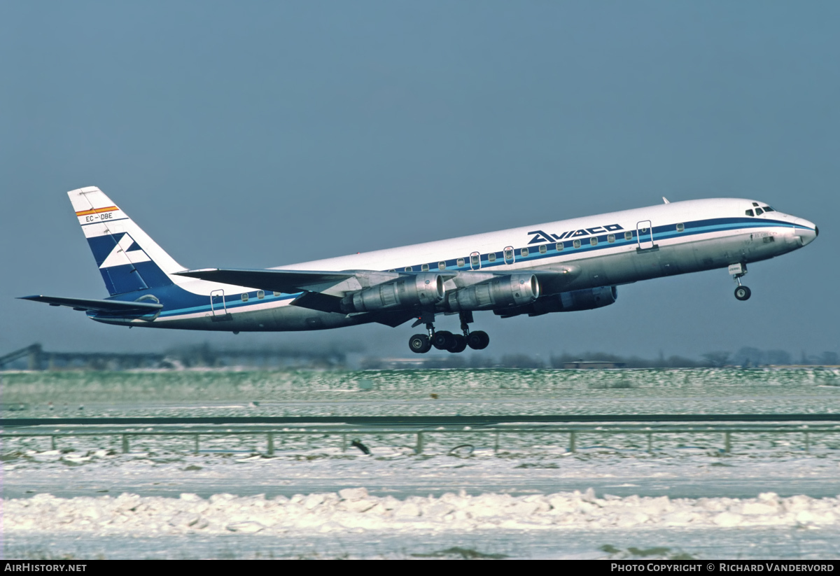 Aircraft Photo of EC-DBE | Douglas DC-8-55CF Jet Trader | Aviaco | AirHistory.net #22198