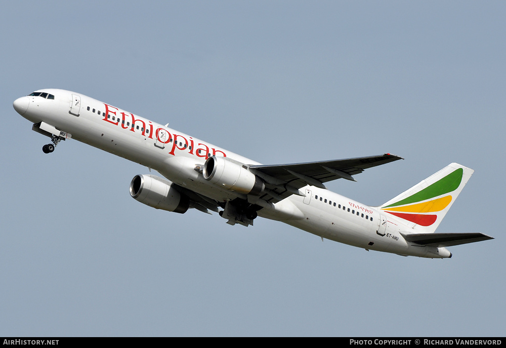 Aircraft Photo of ET-AMU | Boeing 757-23N | Ethiopian Airlines | AirHistory.net #22201