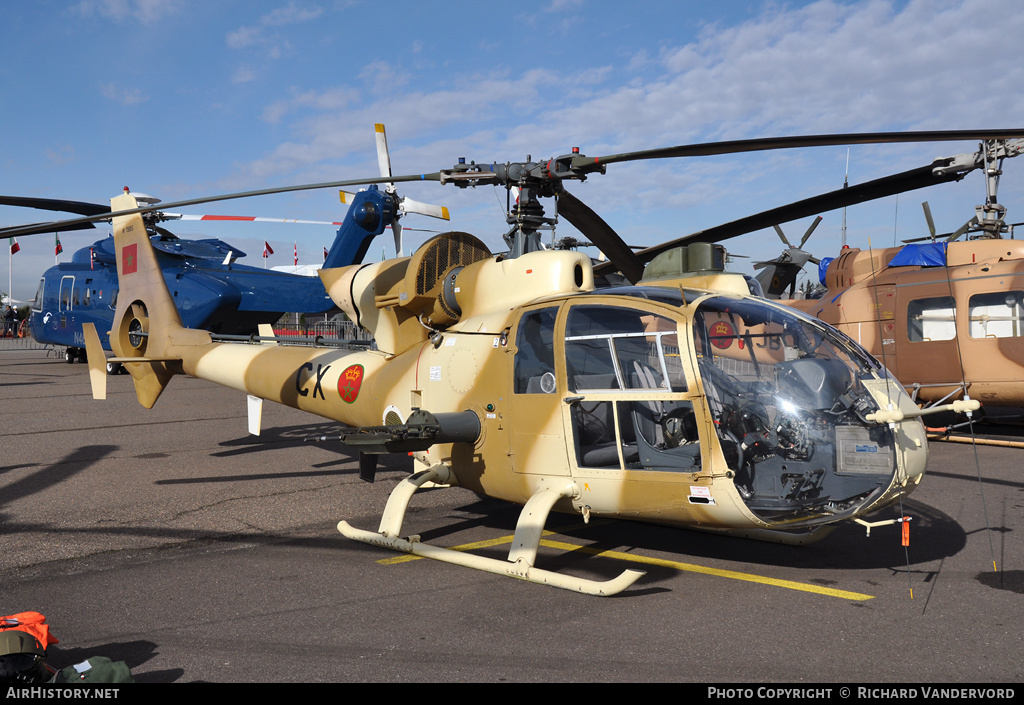 Aircraft Photo of CN-ACX | Aerospatiale SA-342L Gazelle | Morocco - Air Force | AirHistory.net #22208