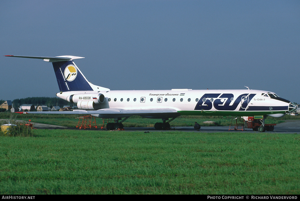 Aircraft Photo of RA-65028 | Tupolev Tu-134A-3 | BAL Bashkirian Airlines | AirHistory.net #22227