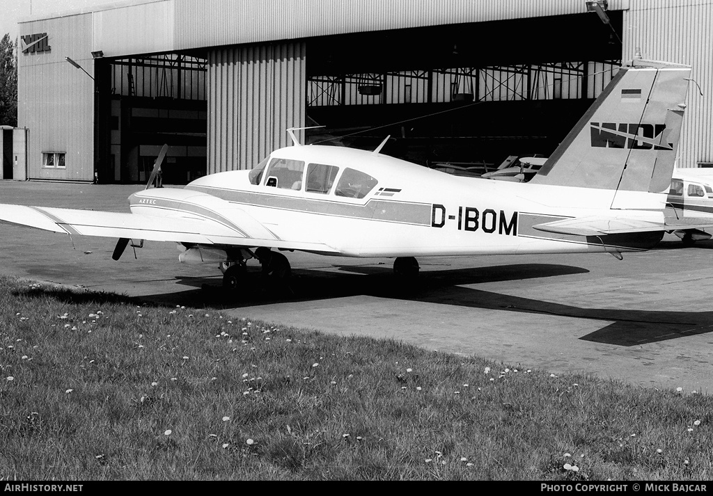 Aircraft Photo of D-IBOM | Piper PA-23-250 Aztec C | WDL Aviation | AirHistory.net #22248