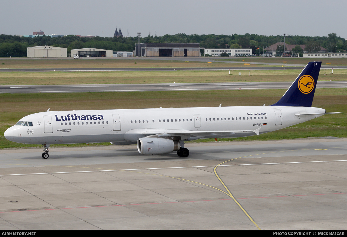 Aircraft Photo of D-AISJ | Airbus A321-231 | Lufthansa | AirHistory.net #22251